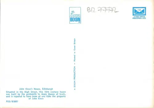 BR77772 john knox s house edinburgh scotland