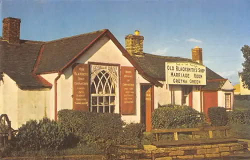 BR77451 alte Schmiede gretna grün Schottland 14x9cm