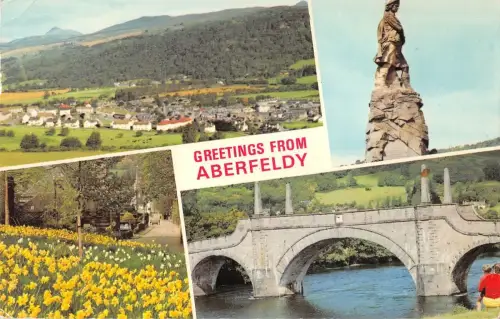 BR77429 Grüße aus aberfeldy scotland 14x9cm