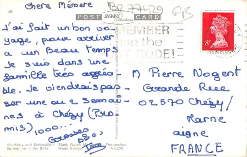 BR77429 Grüße aus aberfeldy scotland 14x9cm