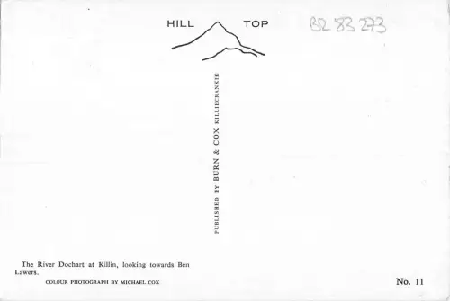 BR83273 the river dochart at killin lawers scotland