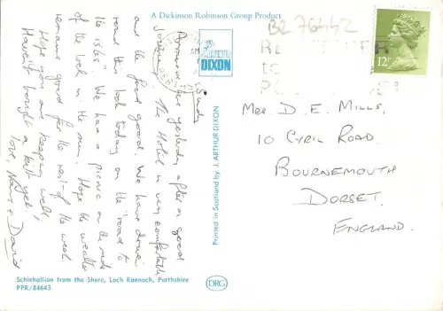 BR76442 Schiehallion vom Ufer Loch Rannoch Pertshire Schottland