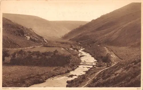 uk33182 doone valley real photo uk