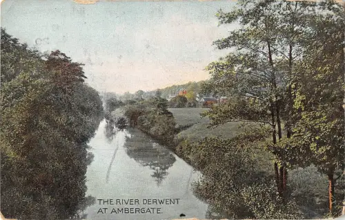BR97711 the river derwent at ambergate uk