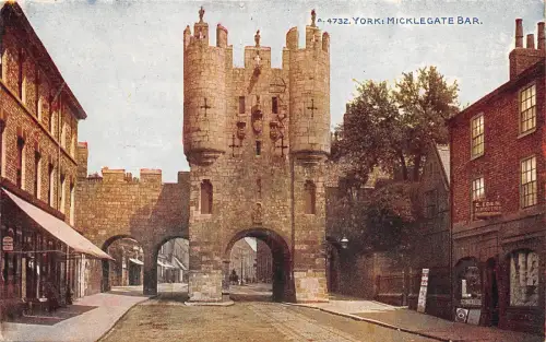 BR62828 York Micklegate Bar UK