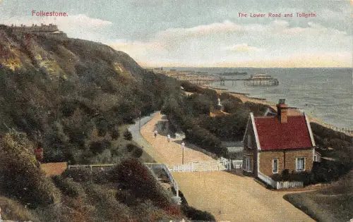 BR62672 the lower road and tollgate folkestone uk