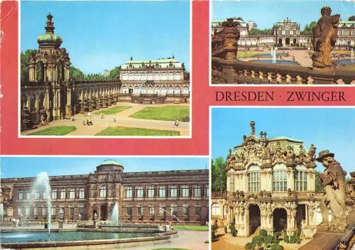 BG10321 zwinger dresden multi views germany