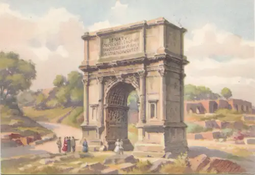 BF26296 arco di tito roma italy front/back image