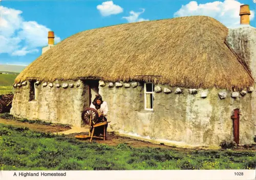 B100697 ein Hochlandgehöft Schottland