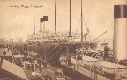 BR63506 Schiffsbateaux Landing Stage Liverpool UK