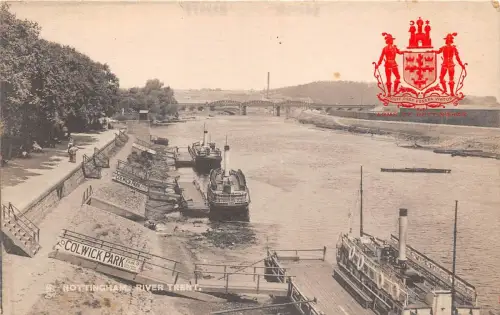 BR61492 nottingham river trent ship bateaux uk