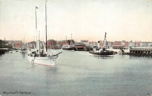 BR63574 Weymouth Hafenschiff Bateaux UK