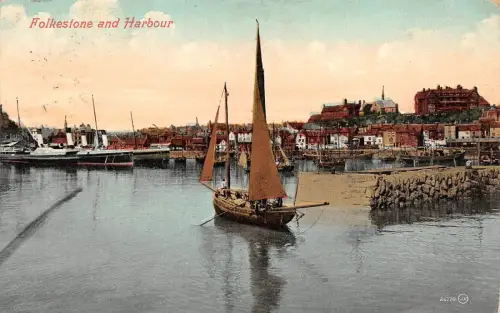 BR64638 Hafenschiff Bateaux Folkestone UK