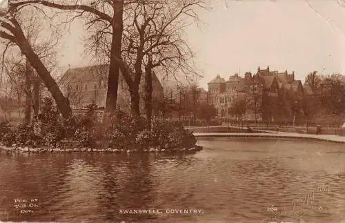 uk32296 swanswell coventry real photo uk