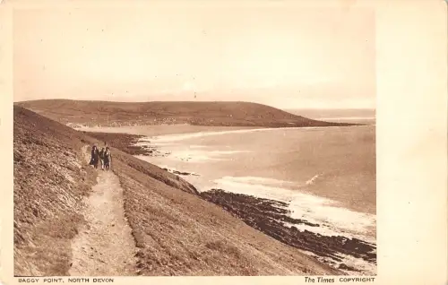 uk33604 baggy point north devon real photo uk