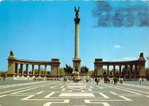 BR12911 Budapester Heldenkreis Milenium Denkmal Ungarn