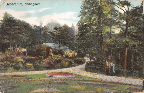 uk33642 arboretum nottingham real photo uk