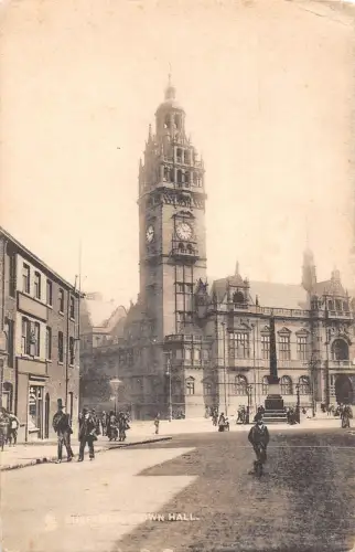uk32119 town hall sheffield real photo uk