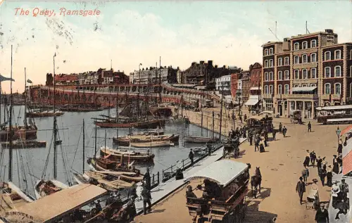 uk32827 the quay ramsgate uk tramway tram horse