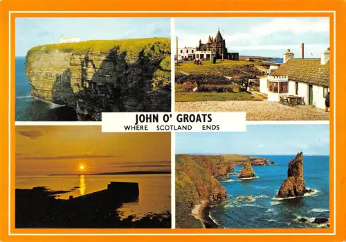 uk6839 john ogroats where the scotland ends uk