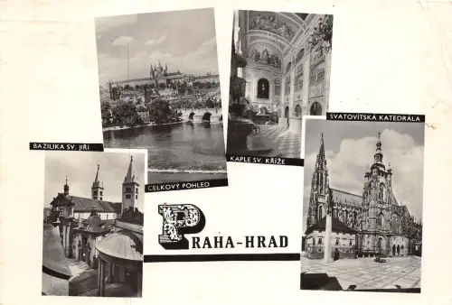 B44985 Praha hrad multiviews tschechisch