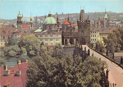 B54899 Praha Pohled na Karluv most a veze Stareho Mesta czech