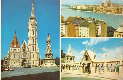 B66222 Ungarn Budapest Multiviews