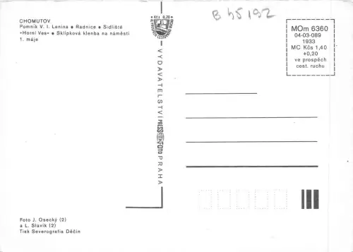 B45192 Chomutov Multiviews Tschechisch