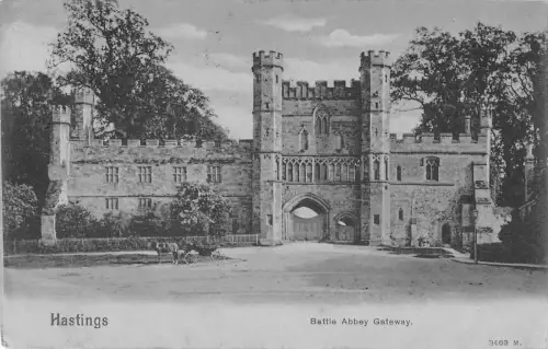 uk33711 battle abbey gateway hastings real photo uk