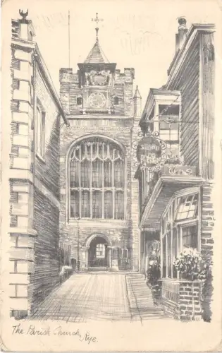 BR61702 the parish church rye uk