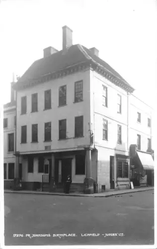 BR69539 Dr. Johnson Geburtsort Lichfield UK Richter 17274 Echtfoto