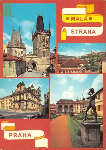 B45123 Praha Mala Strana Autobus Multiviews Tschechisch