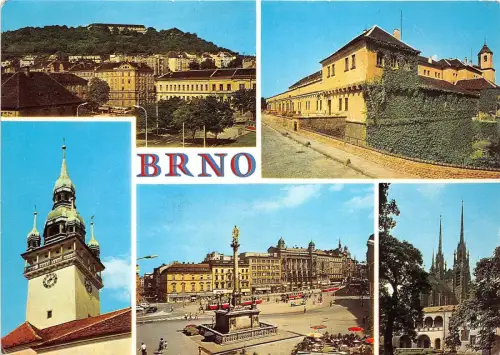 B45289 Brünn Autobus Straßenbahn Multiviews Tschechisch