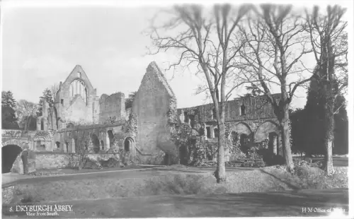 BR81136 Dryburgh Abbey Blick von Südschottland