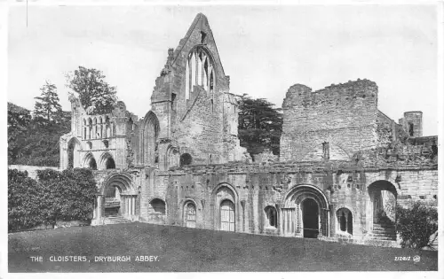 BR58552 the cloisters dryburgh abbey scotland