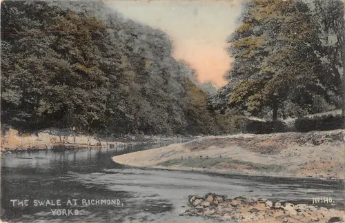uk32142 the swale at richmond yorks uk