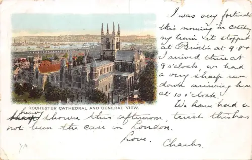 BR62765 Rochester Cathedral and General View UK