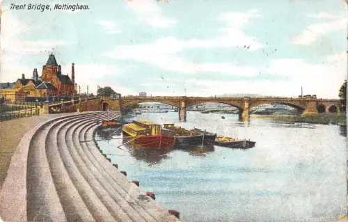 uk32332 trent bridge nottingham real photo uk
