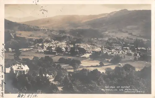 uk33800 wansfell and ambleside vale of rothay real photo uk