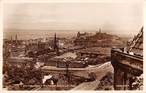 BR79801 edinburgh vom Schloss Echtfoto Schottland
