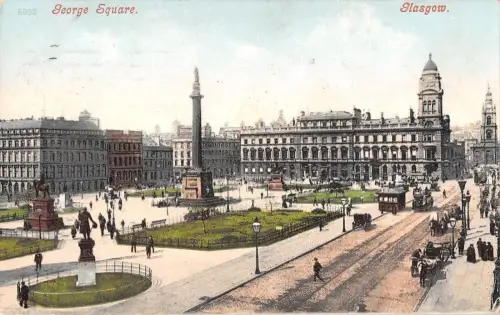 BR70603 George Square Glasgow Schottland