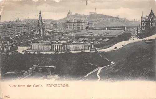 BR58189 Blick vom Schloss Edinburgh Schottland