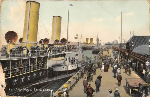 uk33260 landing stage liverpool uk