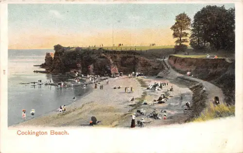 BR61516 cockington beach uk