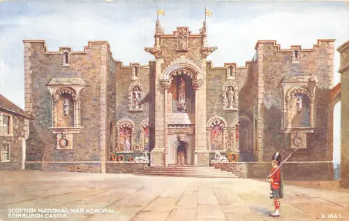 auk41040 scottish national war memorial edinburgh castle scotland uk