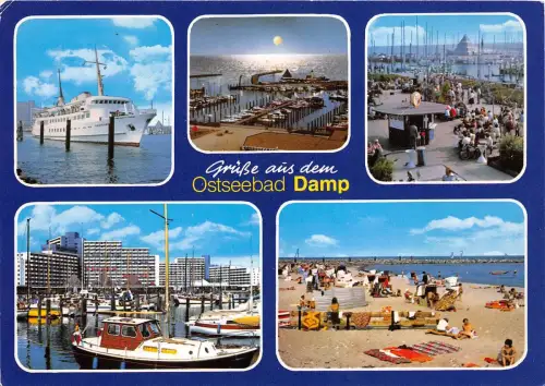 BG10039 Schiff Bateaux Grusse aus dem Ostseebad Feucht Deutschland