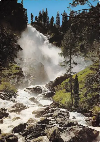 BG9996 ausflugsziel und sommerfrische krimml oberer wasserfall germany