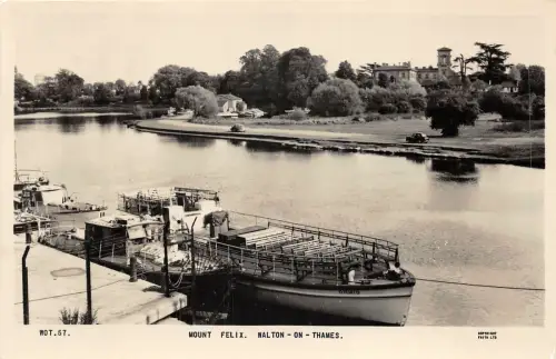 auk41020 mount felix walton on thames real photo uk