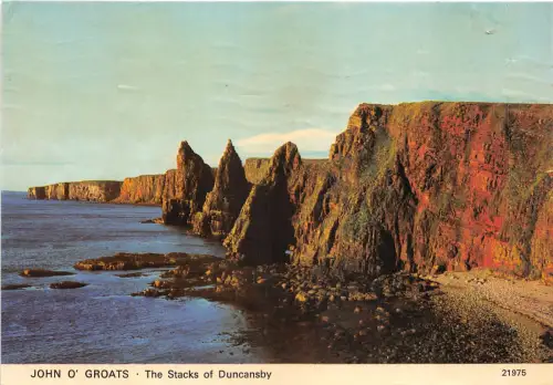 uk49300 stacks of duncansby john o groats scotland uk