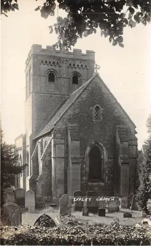 br109763 iffley church real photo uk